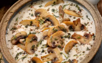 烤蘑菇菠菜食谱
