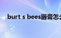 burt s bees唇膏怎么样（burt s bees）