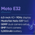 具有90Hz显示屏和50MP双摄像头设置的Motoe32手机推出