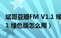 斌哥豆瓣FM V1.1 绿色版（斌哥豆瓣FM V1.1 绿色版怎么用）