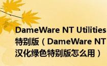 DameWare NT Utilities(局域网管理) V6.5.0.0 汉化绿色特别版（DameWare NT Utilities(局域网管理) V6.5.0.0 汉化绿色特别版怎么用）