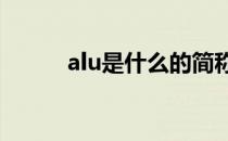 alu是什么的简称（ALU是什么）