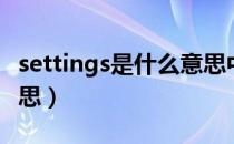 settings是什么意思中文（settings是什么意思）