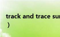 track and trace survey（track and trace）