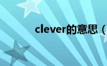 clever的意思（clever比较级）