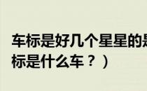 车标是好几个星星的是什么车（两个星星的车标是什么车？）