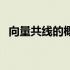 向量共线的概念（向量共线的公式是什么）