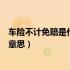 车险不计免赔是什么意思可以附加吗（车险不计免赔是什么意思）