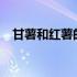 甘薯和红薯的区别?（甘薯和红薯的区别）