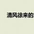 清风徐来的意思解释（清风徐来的意思）