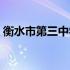 衡水市第三中学招生标准（衡水市第三中学）