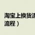 淘宝上换货流程中没有申请退货（淘宝上换货流程）