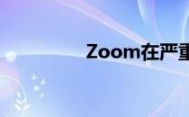 Zoom在严重中断后恢复